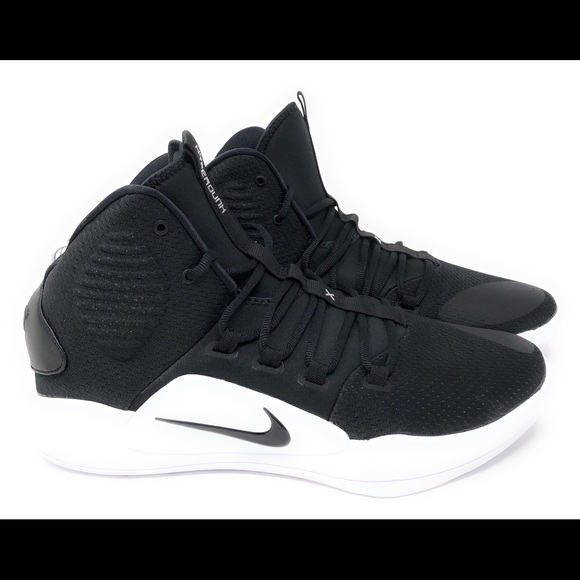 nike black white basketball shoes